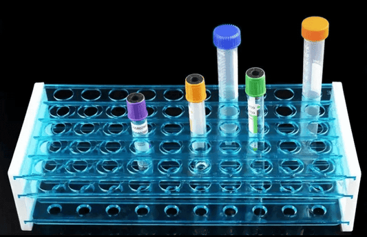 Volledig gemonteerd buisrek met Snap-Cap buisjes