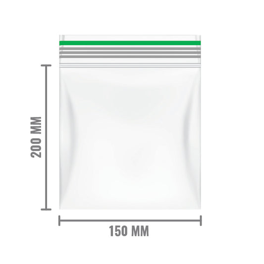 gripzakje 150x200 mm groen