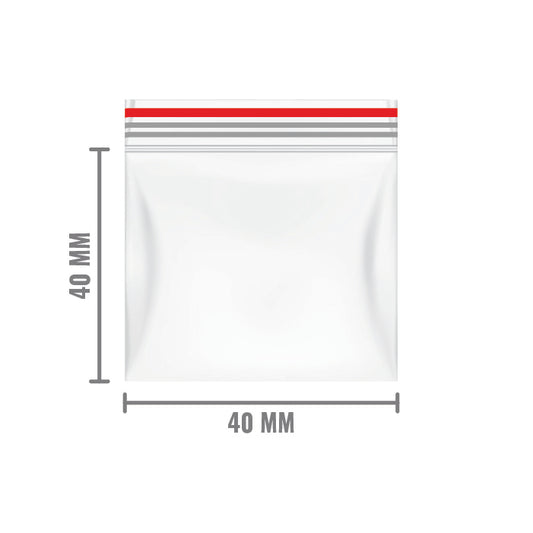 gripzakje 40x40 mm rood