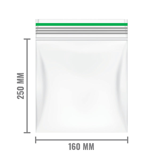 gripzakje 160x250 mm groen