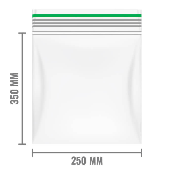 gripzak 250x350 mm groen