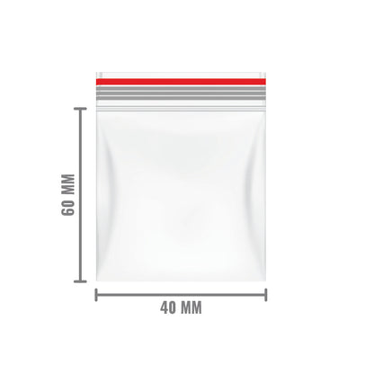 gripzakje 40x60 mm rood
