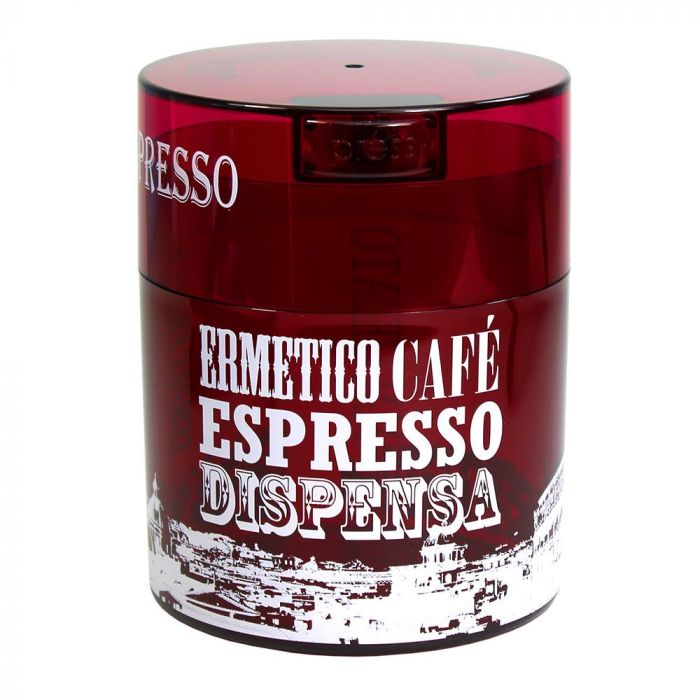 opbergpot rood - coffeevac 0,8 250 gram