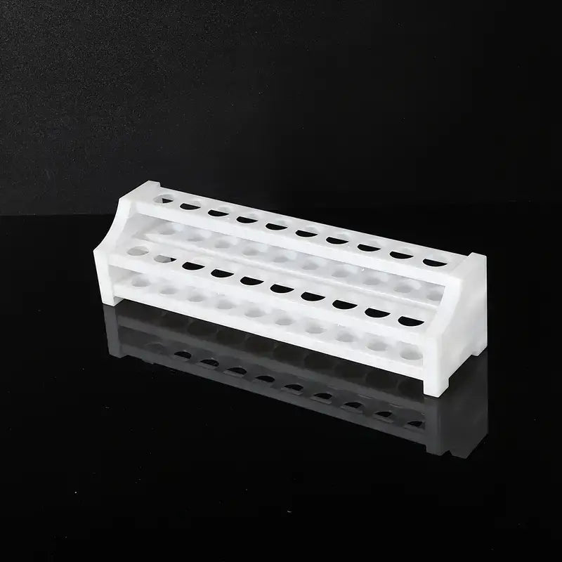 Wit reageerbuisrek met 20 gaten Ø14 mm voor 5 ml buisjes